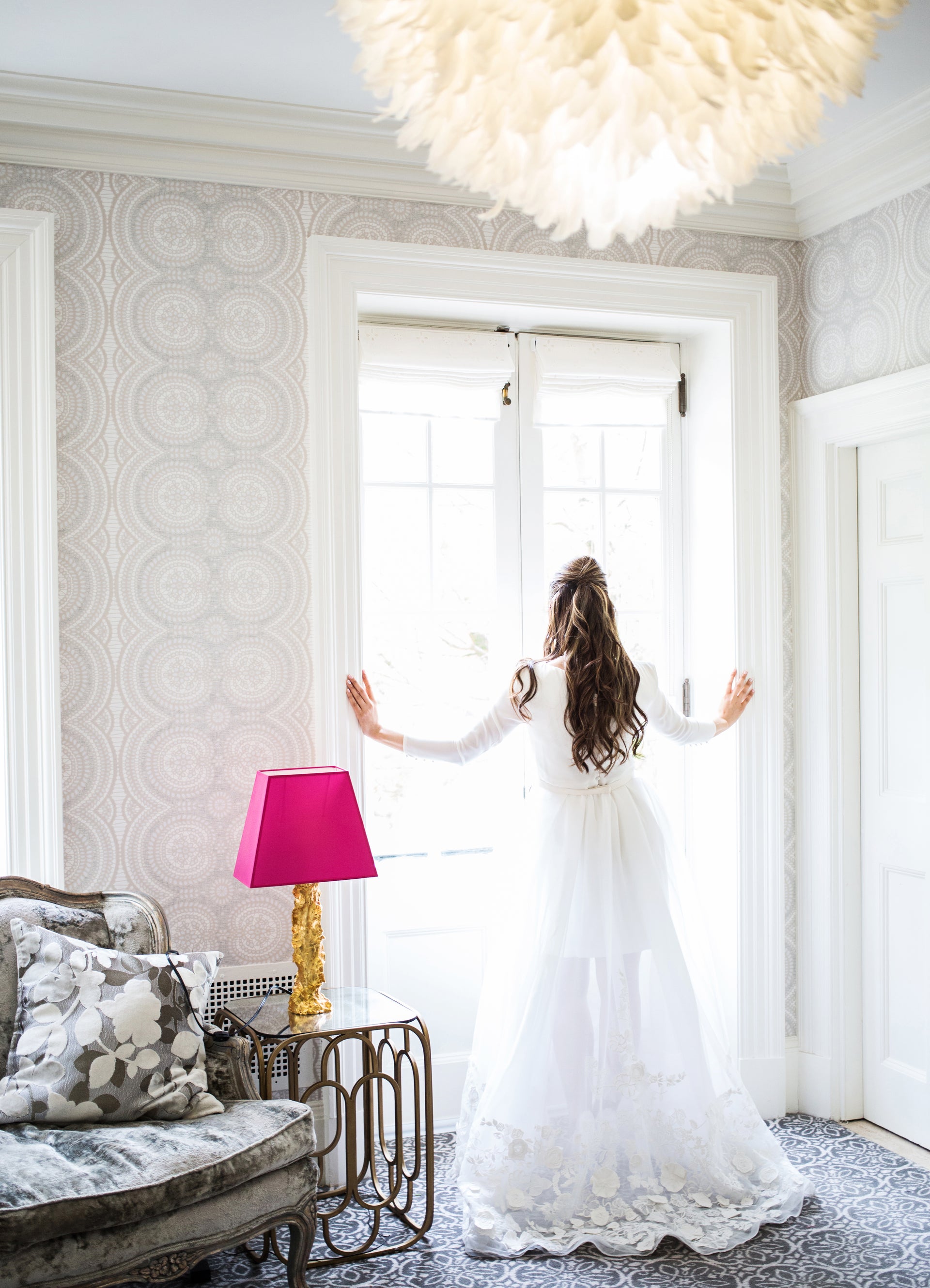 Bride on her wedding day, styled by Creative Touch in Tupelo, MS