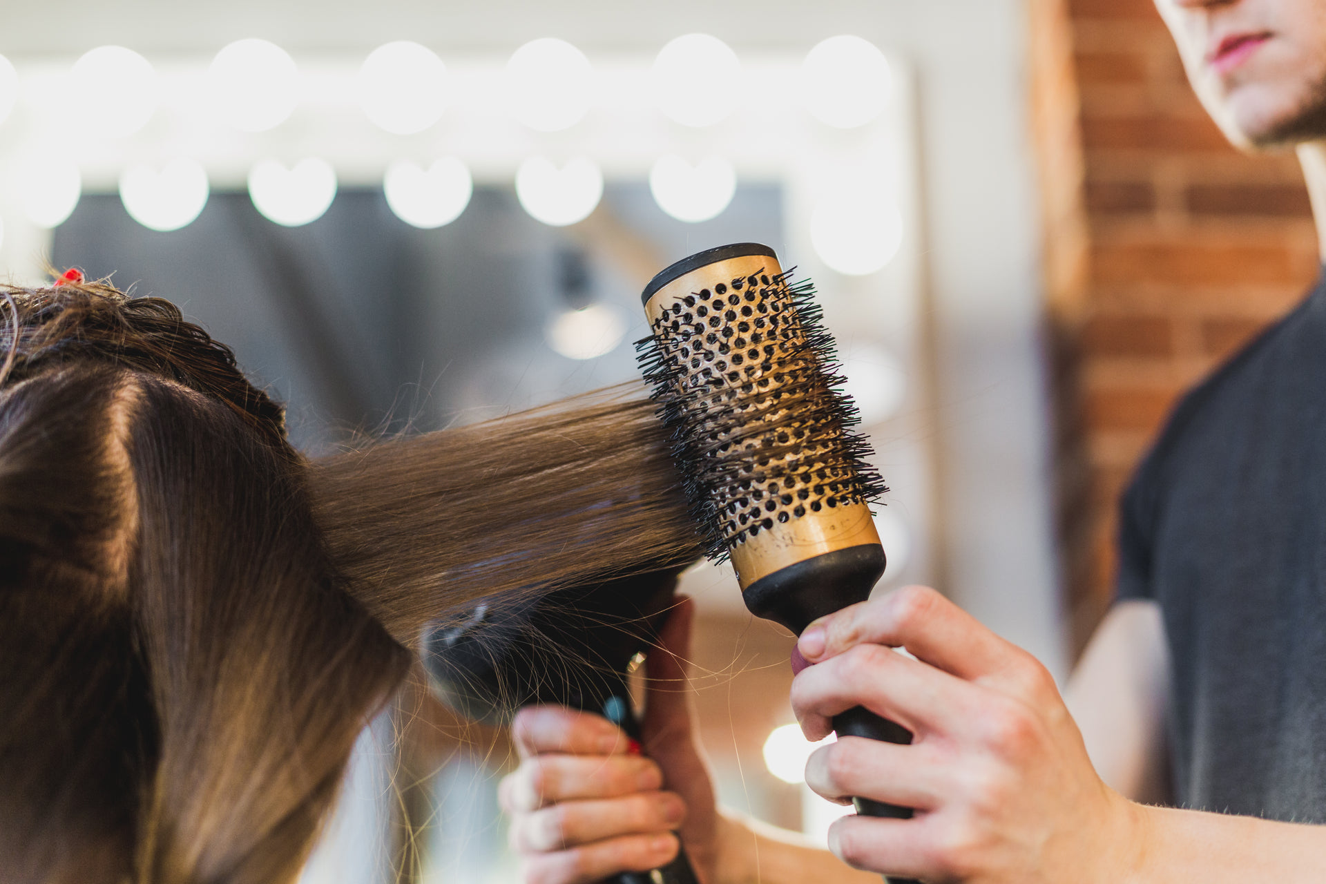 Smooth keratin-treated hair at Creative Touch salon in Tupelo, MS